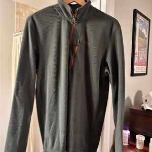 Orvis Dark Green Zip-Up Sweater